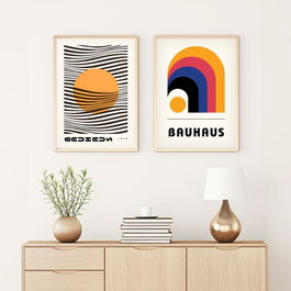 Wallity Huhu246 Set de 2 Cuadros Decorativos 50 x 35 cm
